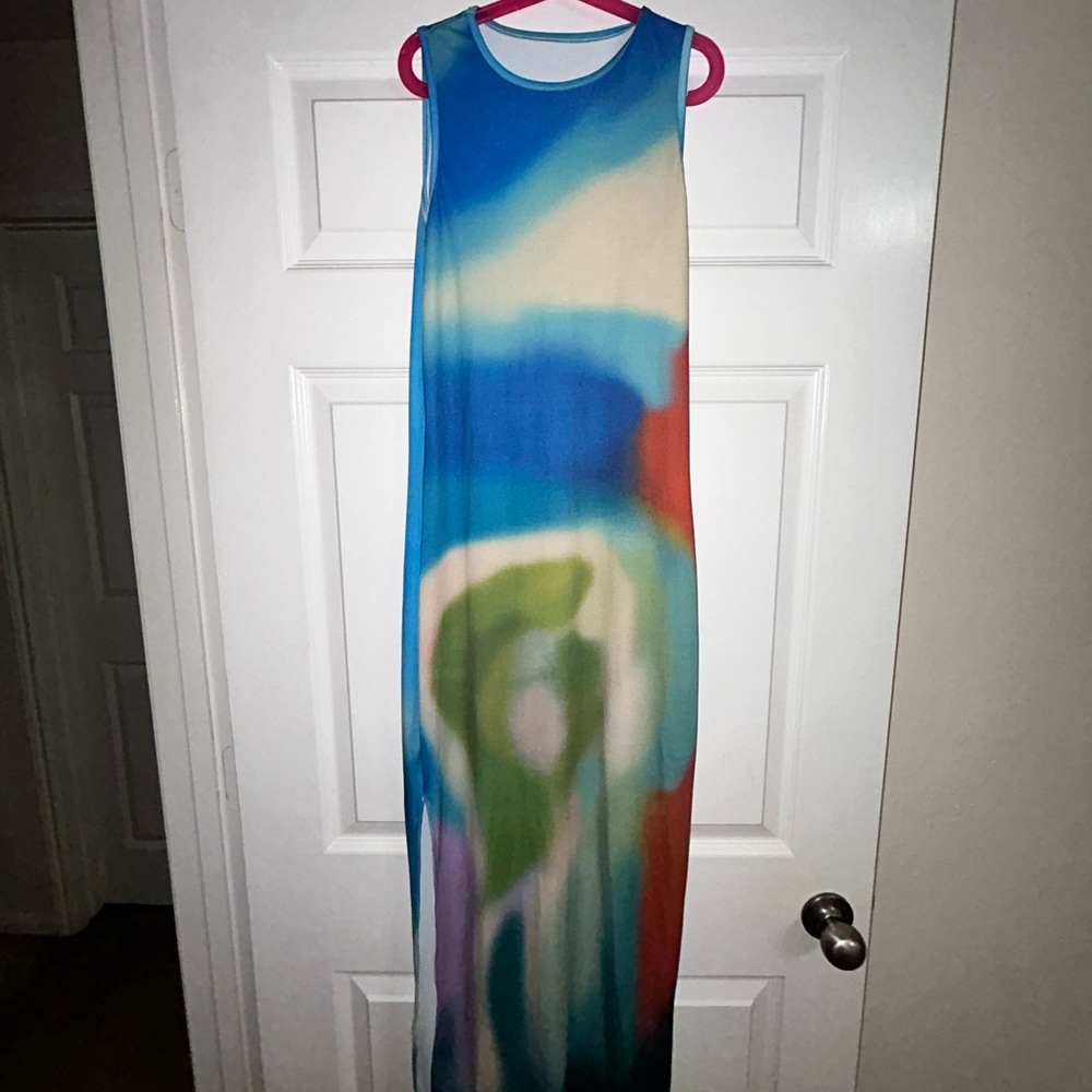 trendy multicolor bodycon dress🤠